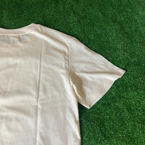 Recycled Threads Malibu California 1991 Surf Club Beige SS T-Shirt Size S NEW - Picture 12 of 15